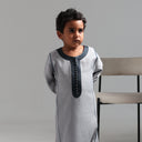 Boy Kaftan- Light Grey