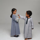 Boy Kaftan- Light Grey