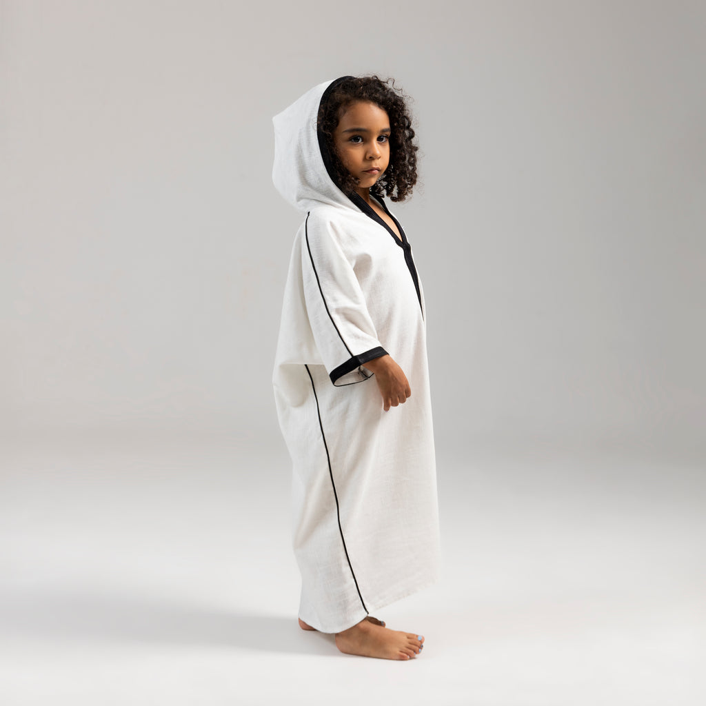 Noha Kaftan Kids - Off White