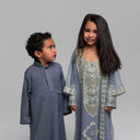 Shamma Kids - أزرق رمادي