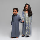 Boy Kaftan - رمادي داكن