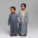 Shamma Kids - أزرق رمادي